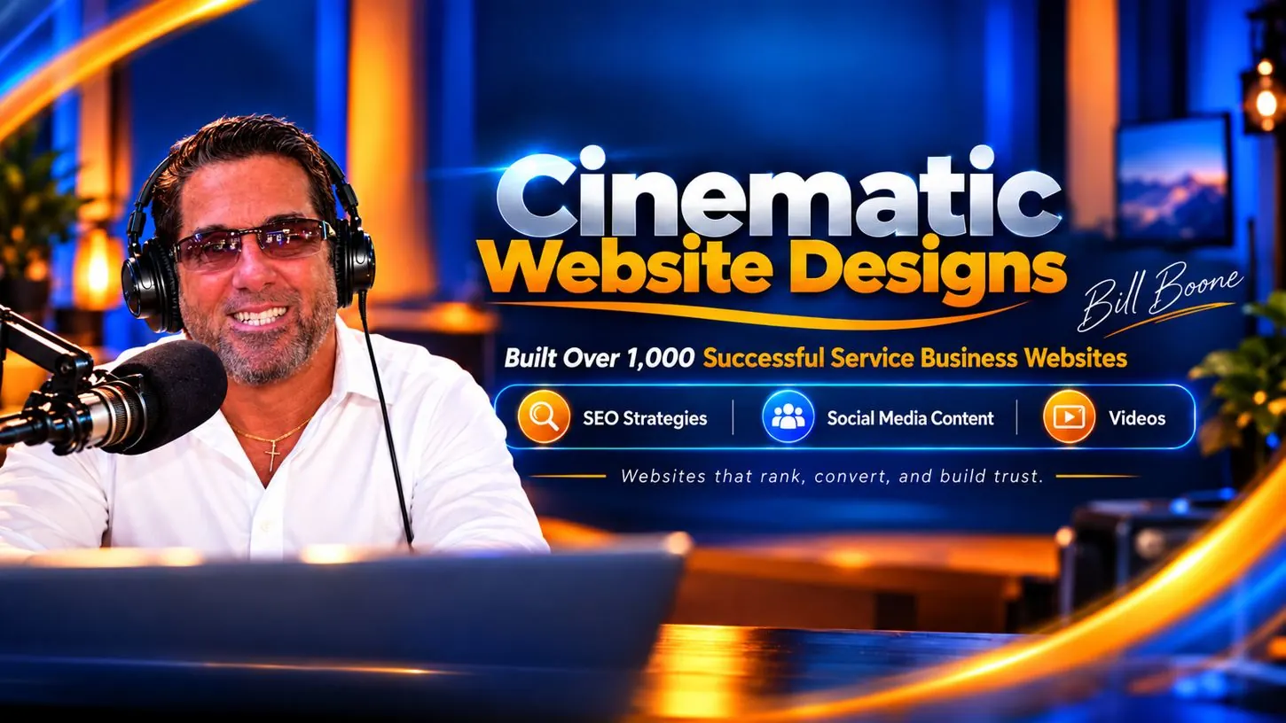 Cinematic Website Designs brand banner