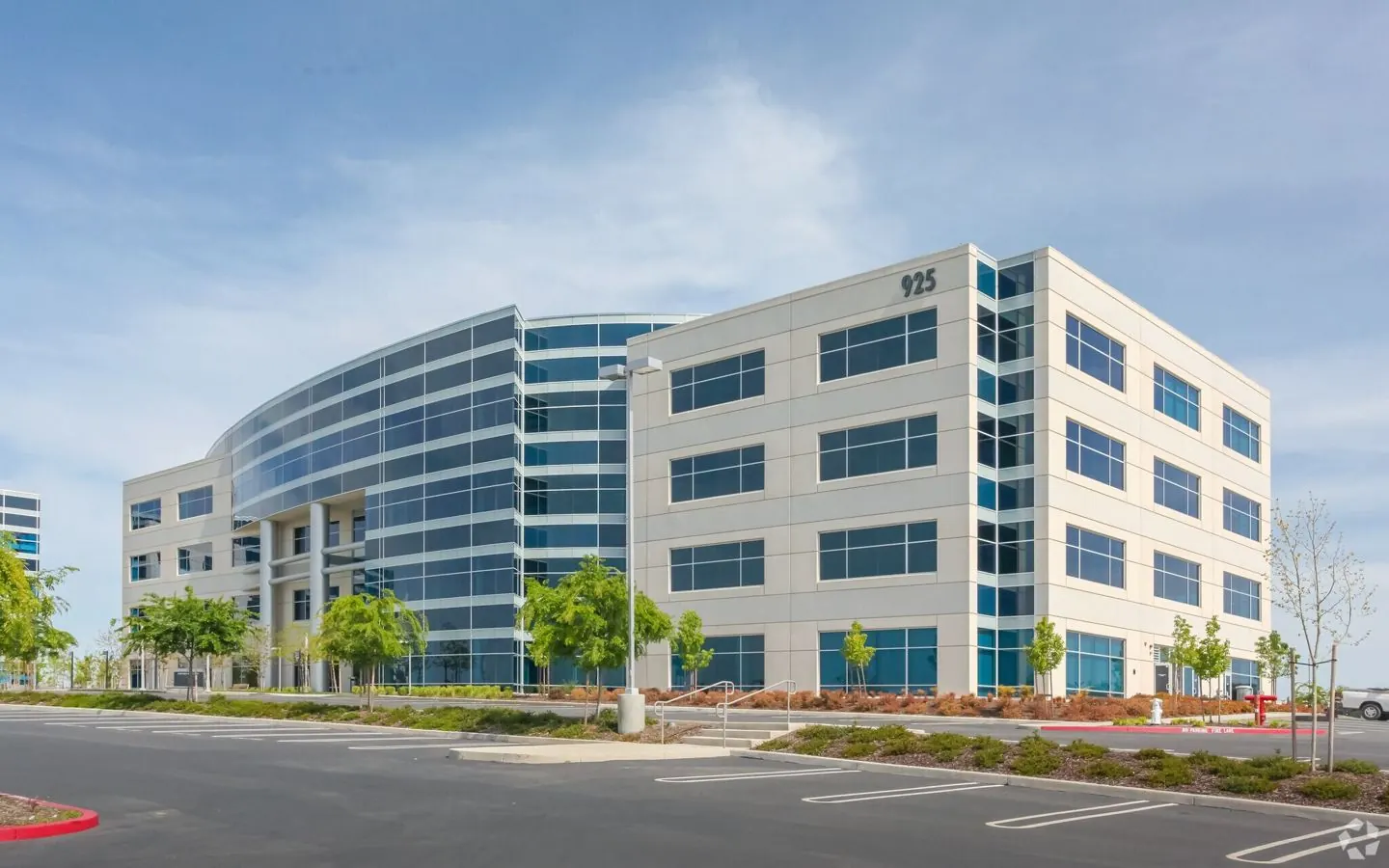 Modern commercial office exterior